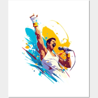 Music Legend - Color Splash - Rock Music Posters and Art